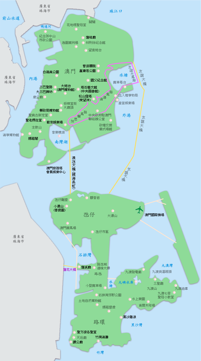 横琴岛划归澳门地图图片